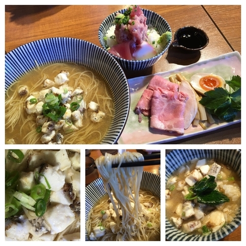 「限定 川越真鯛醤油そば 880円＋海鮮丼 400円」@寿製麺よしかわ 川越店の写真