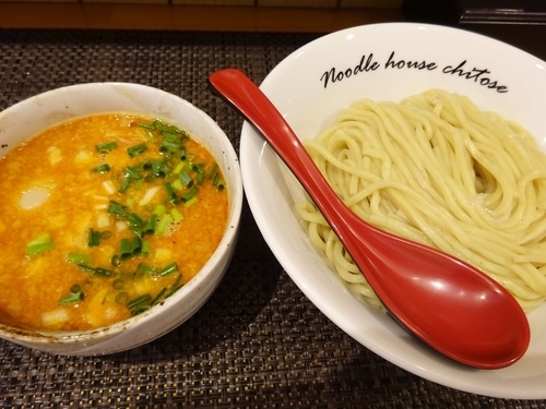 「四川風味噌つけ麺　　850円」@麺庵ちとせの写真