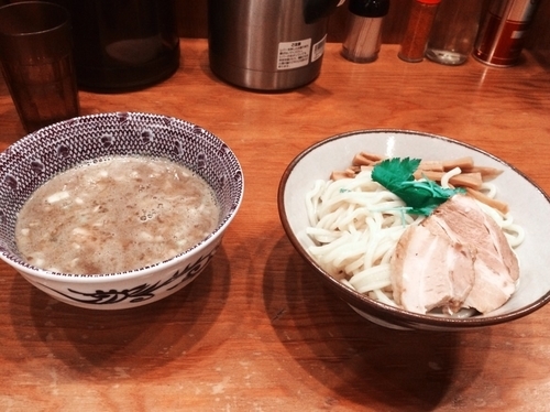 「濃厚つけ麺（並盛）」@麺や百日紅の写真