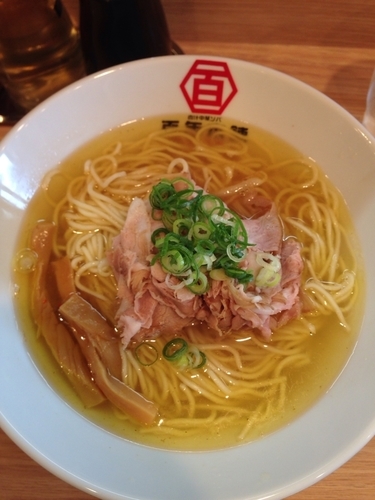 「肉汁中華そば（塩）」@百年本舗 秋葉原総本店の写真