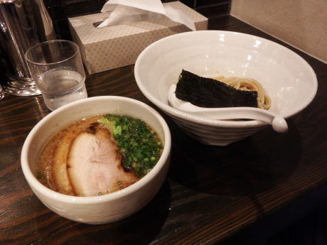 「醤油つけ麺（ハーフ）１２５ｇ」@札幌 Fuji屋の写真