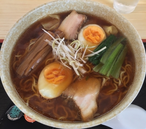 「正油わんたんめん+味玉(¥702+¥108)」@和風らーめん 味のほうさくの写真