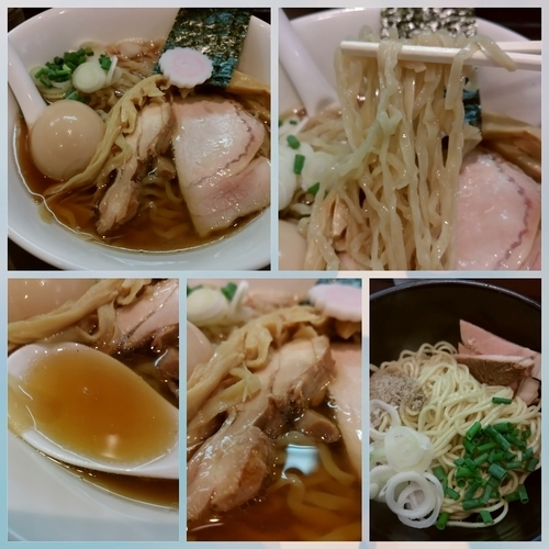 「【限定】脇野沢産焼干しそば900円＋半和え玉」@おおぜき中華そば店の写真