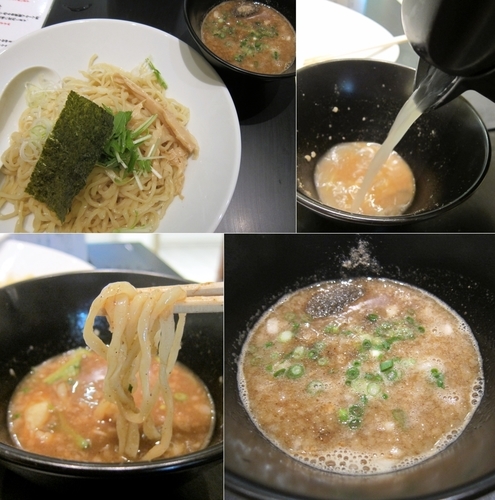 「濃厚煮干し鶏つけそば 800円（中盛）」@濃厚鶏そば 麺屋武一 汐留店の写真