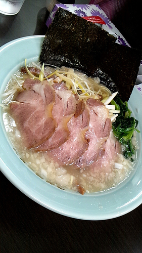 「『ネギ塩チャーシュー(￥850)』を脂多めで...」@ラーメンショップ 相模台店の写真