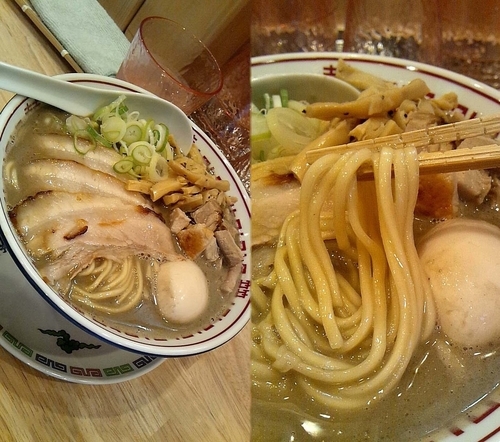 「『こくにぼ特製中華そば(￥1000)』」@中華そばムタヒロ 国立店の写真