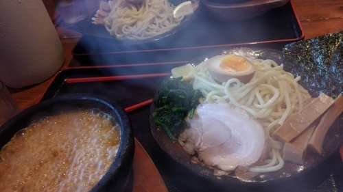 「濃厚豚骨伊勢海老つけ麺」@竹本商店★つけ麺開拓舎の写真