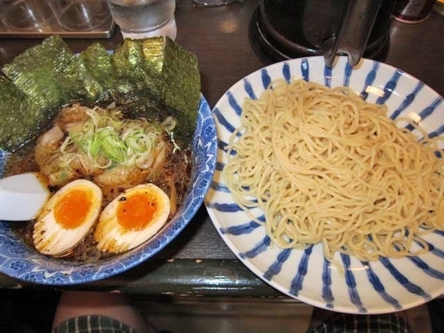 「特製つけ麺　750円」@肉厚わんたん麺と手作り焼売 ら麺亭 浅草支店の写真