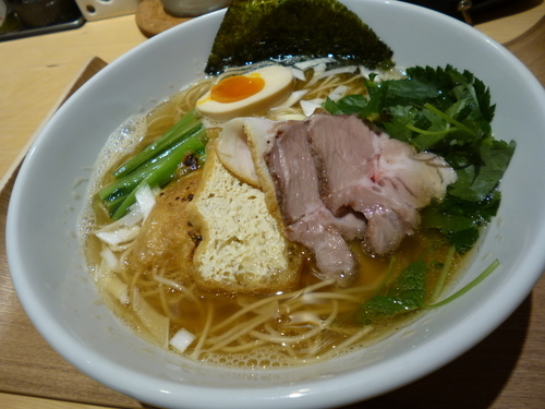 「塩そば（白）」@銀座 風見の写真