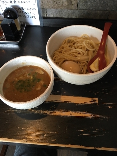 「つけ麺(720円)味玉(80円)」@麺専門店 つけ麺屋ちっちょの写真
