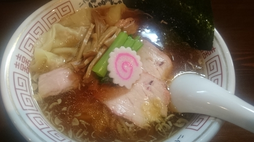 「わんたんそば」@二代目 にゃがにゃが亭の写真