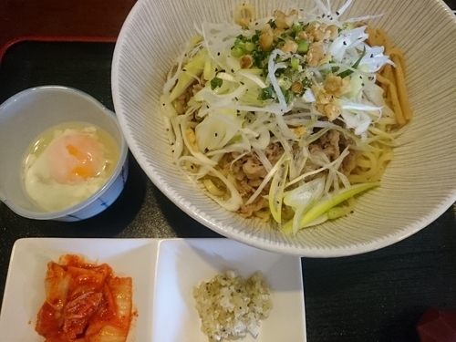 「【期間限定】ネギ塩牛まぜそば ￥840」@和風らーめん 凪の写真