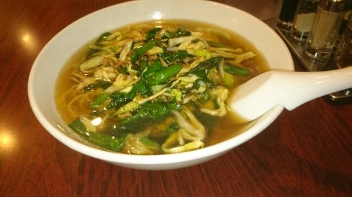 「ニラ肉そば(700円)」@東幸飯店の写真