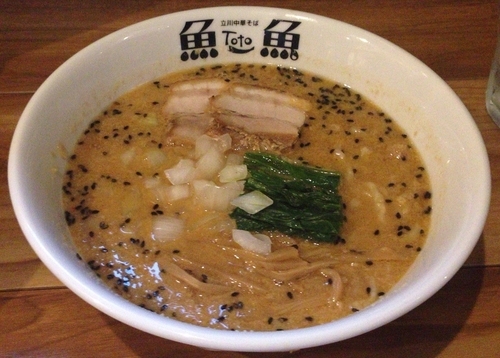 「新潟みそらぁ麺(白みそ)＋小ライス(880円＋100円)」@立川中華そば とと ホンテンの写真