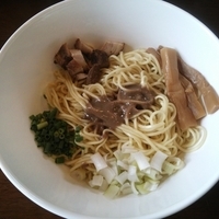 つけ麺 中盛 アンチョビの和え麺