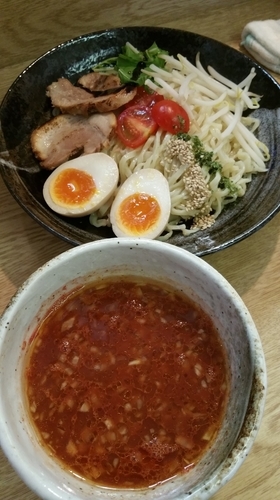 「つけ麺(トマト)」@麺処 あずきの写真