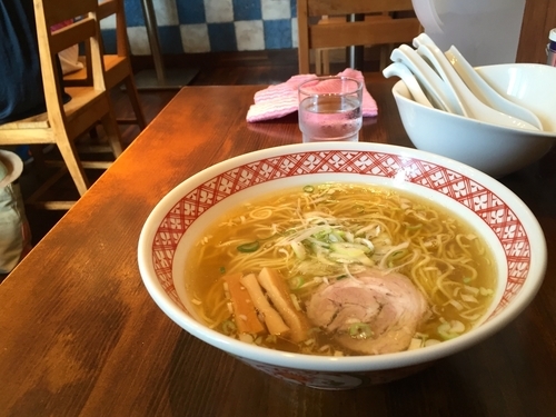 「白だしそば」@支那そば しんばの写真