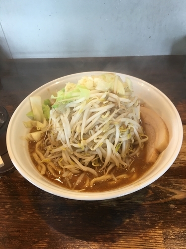 「フク郎（並・野菜、醤油、ニンニク増し、780¥）」@らーめん福たけ 富里店の写真