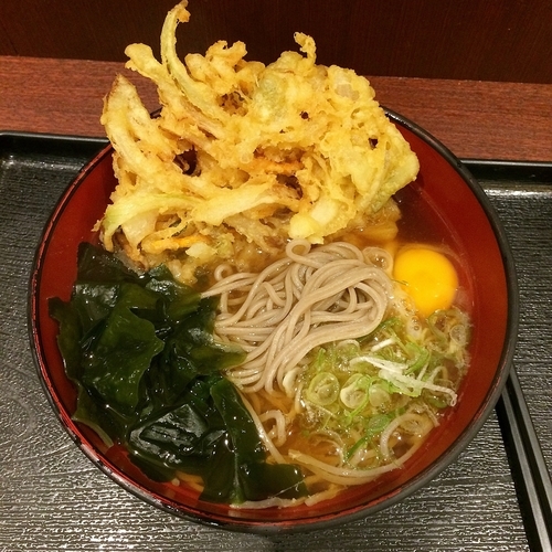 「天玉そば　￥５２０」@越後そば 東京店の写真