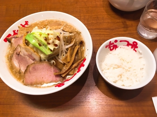 「がっつり煮干らーめん+チャーシュー／￥800+200」@なんつッ亭 御徒町店の写真