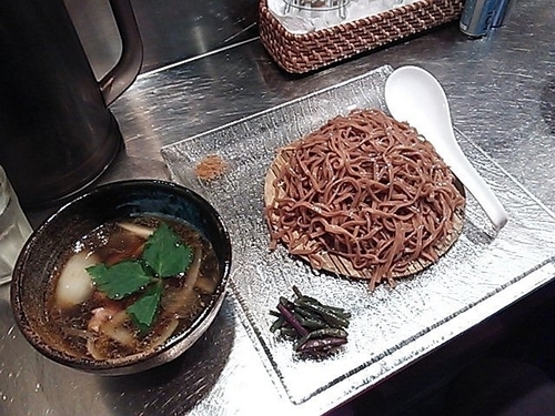 「鴨つけそば」@日の丸さんじの写真