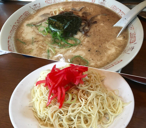 「豚骨塩ラーメン(ハリガネ) ¥500+替玉¥50」@十七代目 哲麺 小平店の写真