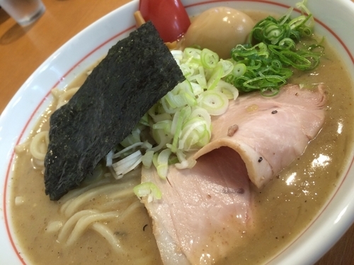 「真空煮干（醤油）+味玉」@喜元門 ひたち野牛久店の写真