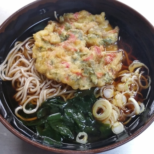 「かき揚そば(３７０円)」@ポンヌッフの写真