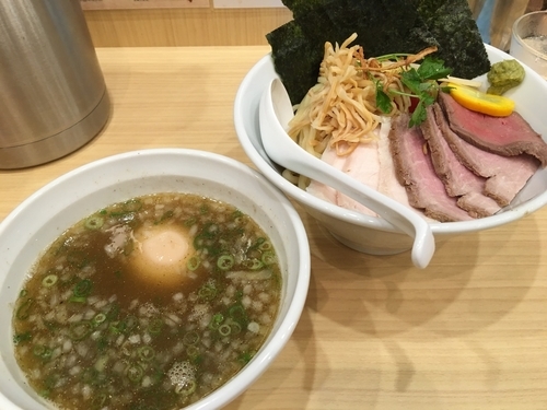 「限定塩つけSOBA 980円 特製仕様300円」@銀座 篝 大手町店の写真