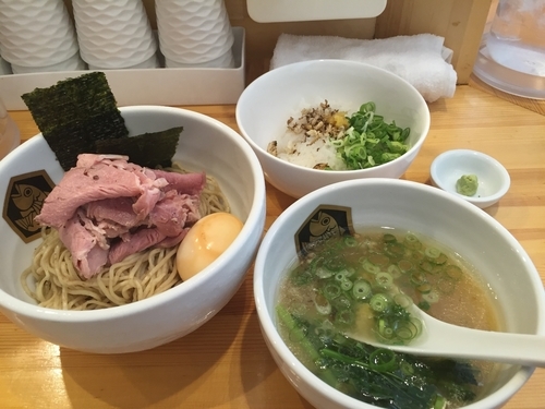「真鯛つけ麺&雑炊丼」@真鯛らーめん 麺魚の写真