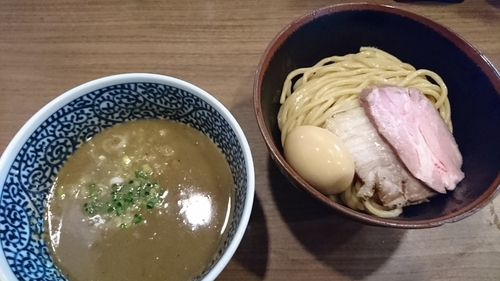 「味玉極濃煮干しつけ麺」@煮干しつけ麺 宮元の写真