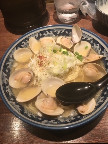 「はまぐりラーメン大盛 980円」@和風楽麺 四代目 ひのでやの写真