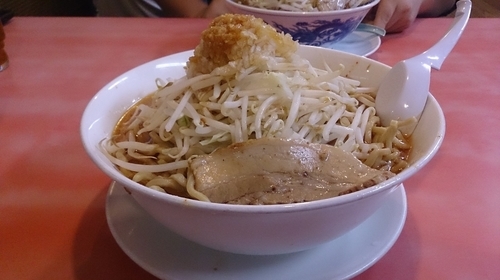 「味噌ふじ麺750円+横綱250円」@明神角ふじの写真
