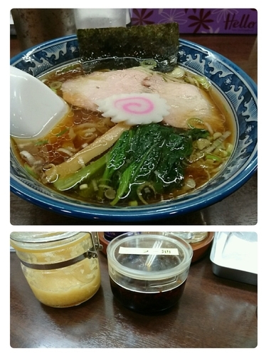 「中華そば 小ライス」@白河中華そば 弘流の写真