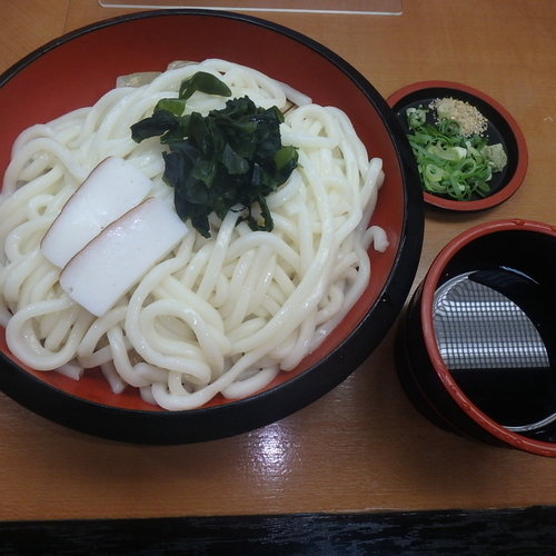 「冷やしうどん(520円)」@ちから  本店の写真