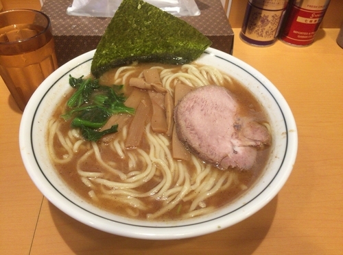 「ラーメン（麺中盛り）」@らーめん文蔵の写真