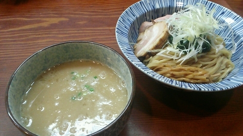 「【限定】生海苔のつけ麺　800円」@良温(Ra-on)の写真