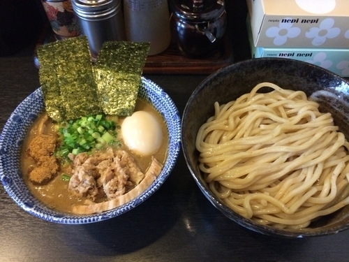 「特製二代目つけ麺」@二代目狼煙 本店 葉隠製麺の写真