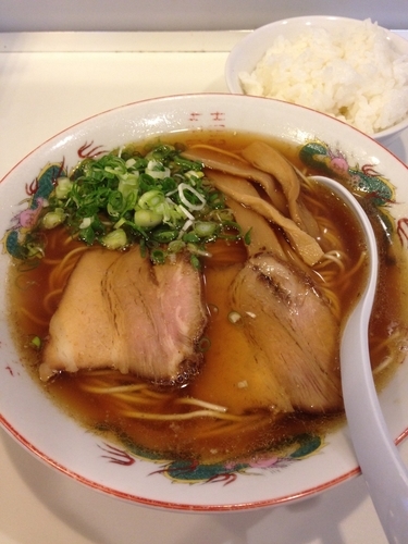 「あっさり鶏中華そばと小ライス」@麺や ○雄の写真