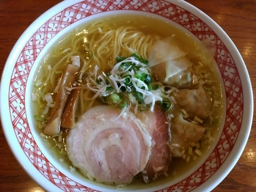 「白だし特製ラーメン1000円」@支那そば しんばの写真