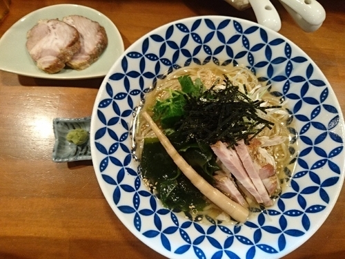 「塩冷しらぁめん」@味香房 海居人の写真