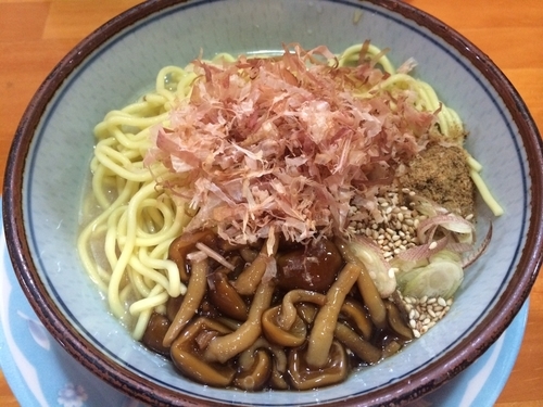 「冷やし生とりそば　大盛」@スープ研究処 ぶいよんの写真