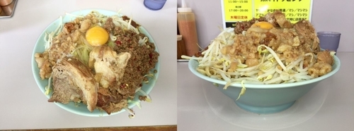 「汁なし麺（中）＋豚マシ」@立川マシマシ 足利総本店の写真