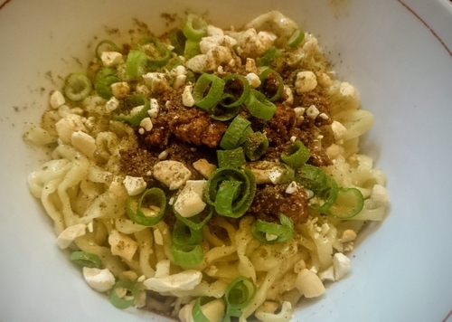 「汁なしタンタン麺（限定）」@らーめん かねかつの写真