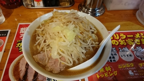「ガッチョリラーメン870円」@阿波家 烏山店の写真