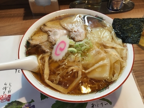 「ワンタン麺 大盛」@中華そば 金ちゃんの写真