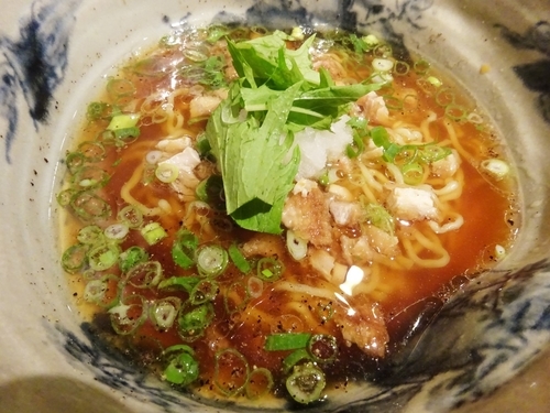 「とりあられそば　　800円」@魯山人羅麺 神田小川町本店の写真