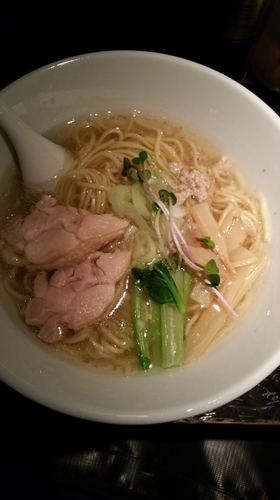 「塩生姜らー麺」@塩生姜らー麺専門店 MANNISHの写真