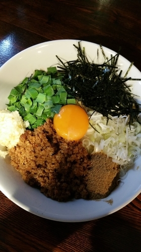 「台湾まぜそばZ」@自家製麺ほうきぼし 神田店の写真