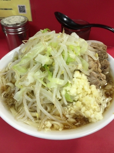 「小ラーメン 豚入り」@ラーメン二郎 茨城守谷店の写真